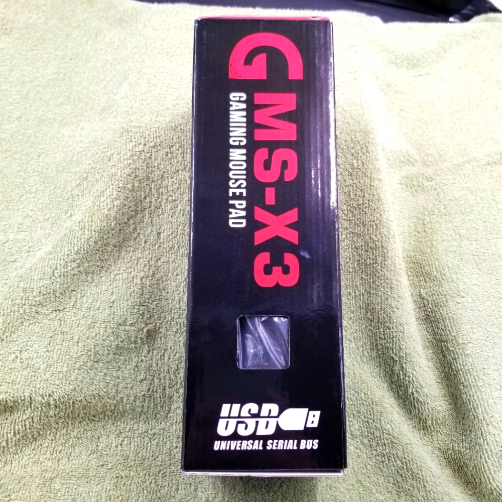 GMS - X3 New Gaming Mouse Pad 350 x 250mm 14 Spectrum Backlighting
